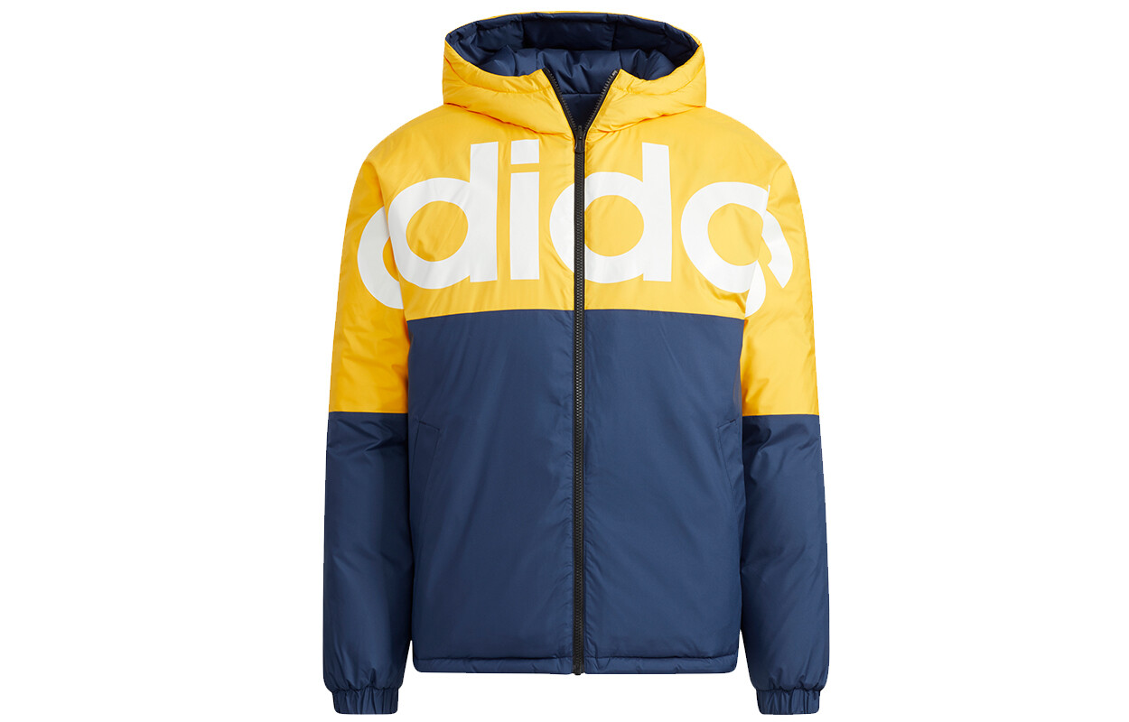 

Пуховик мужской золотой Adidas Neo, цвет Gold