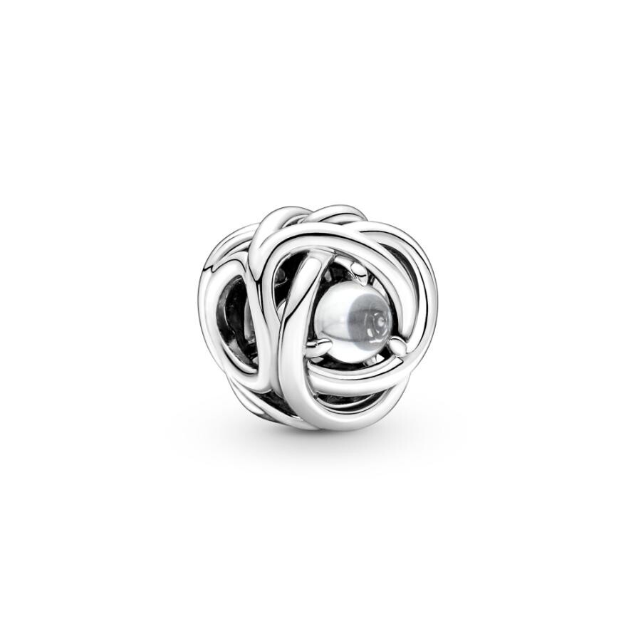 

Шарм April Clear Eternity Circle Pandora, стерлинговое серебро