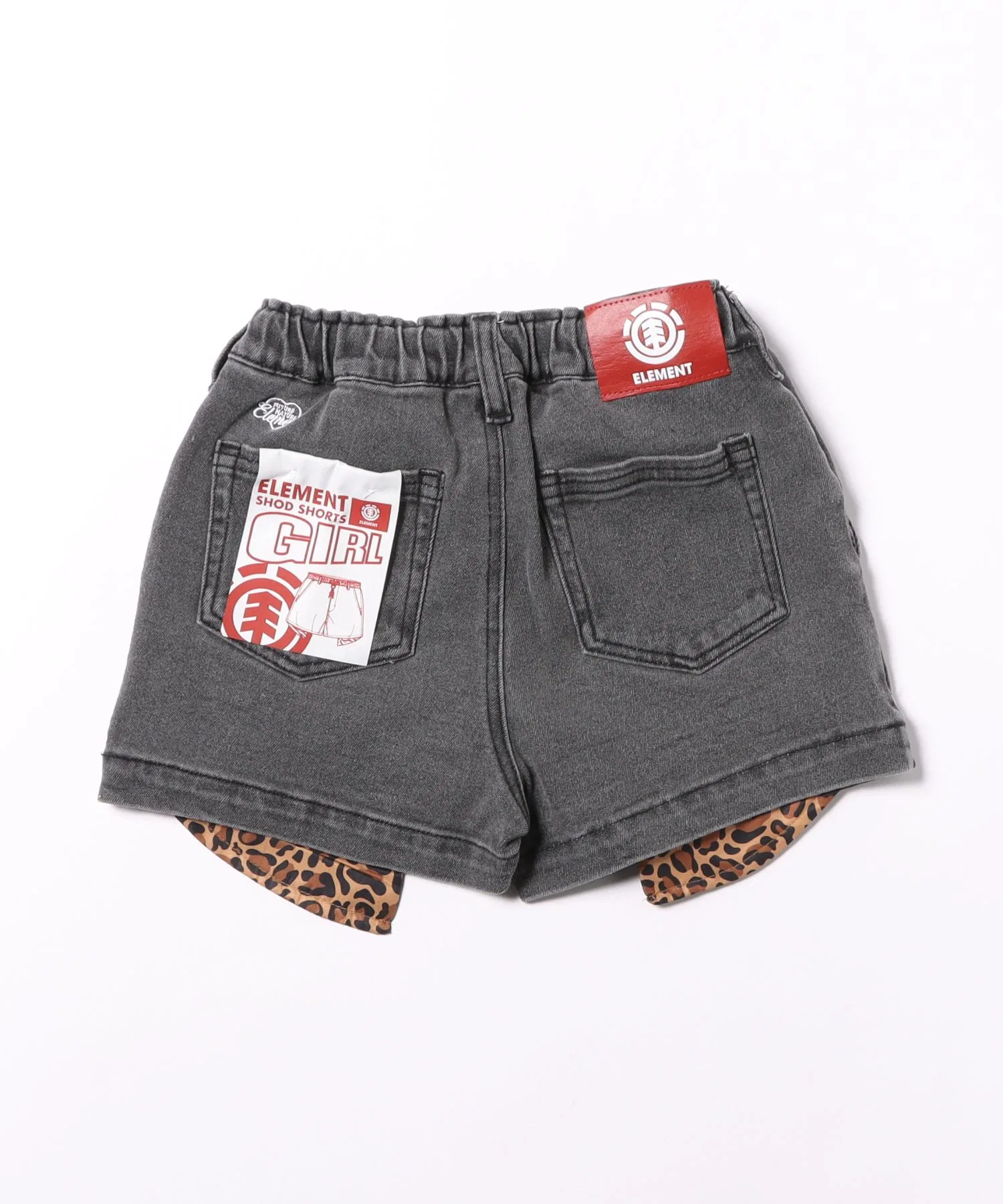 Детские джинсовые шорты ELEMENT SHOD STD DENIM светло-голубые — фото 2