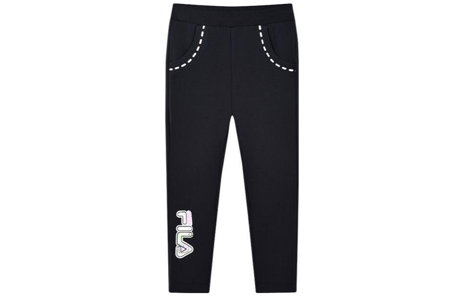 Детские повседневные брюки FILA, цвет Black