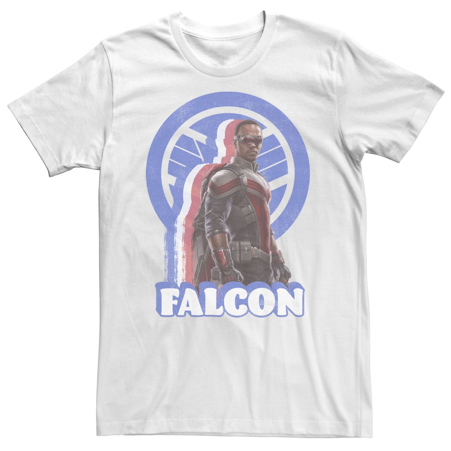 

Мужская футболка с выцветающим портретом Marvel Falcon And The Winter Soldier Licensed Character