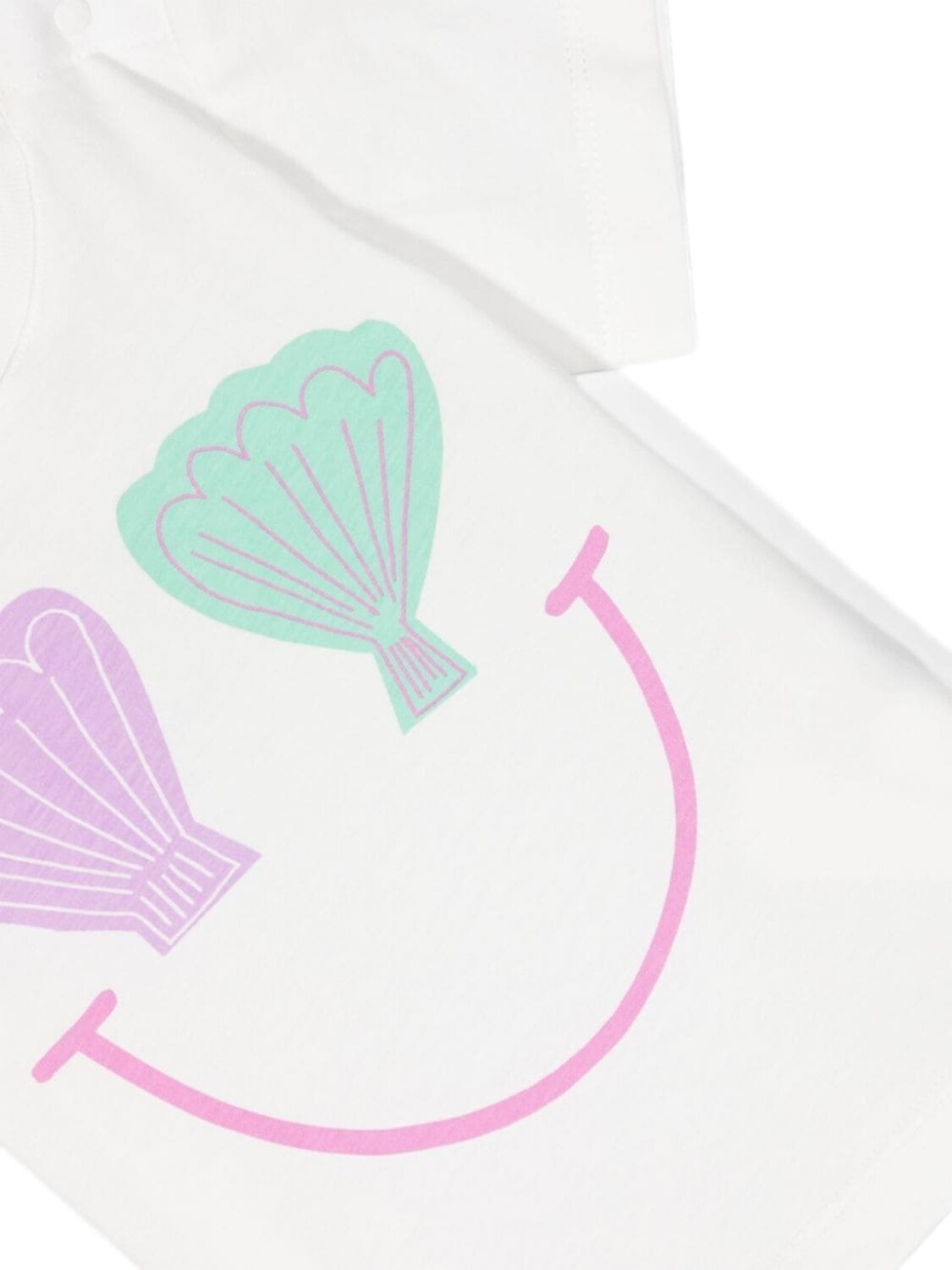 Stella McCartney Kids футболка с принтом, белый — фото 3