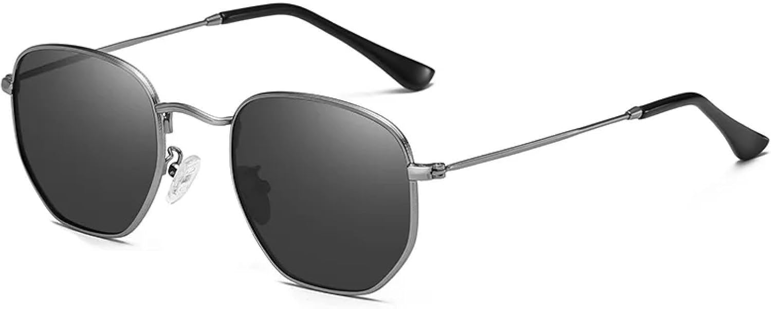 

Солнцезащитные очки с защитой UV400 | Металлическая оправа, линзы конфетного цвета | Для женщин и мужчин, для занятий спортом на открытом воздухе и вождения DSVIGF, Black C2