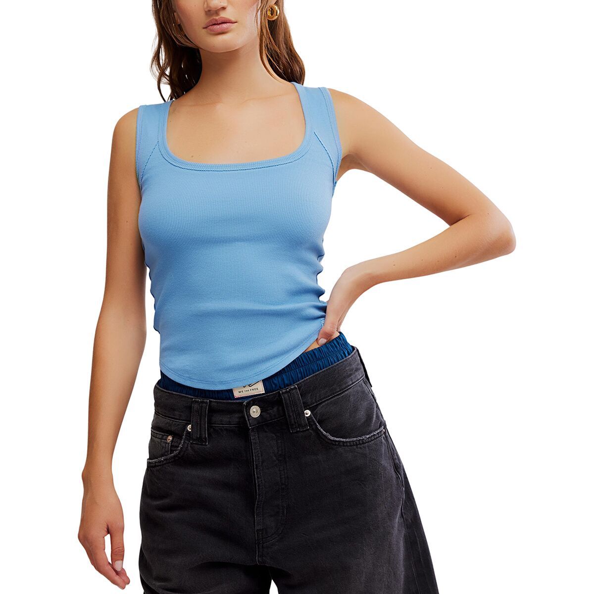 

Футболка Hummingbird Free People, синий