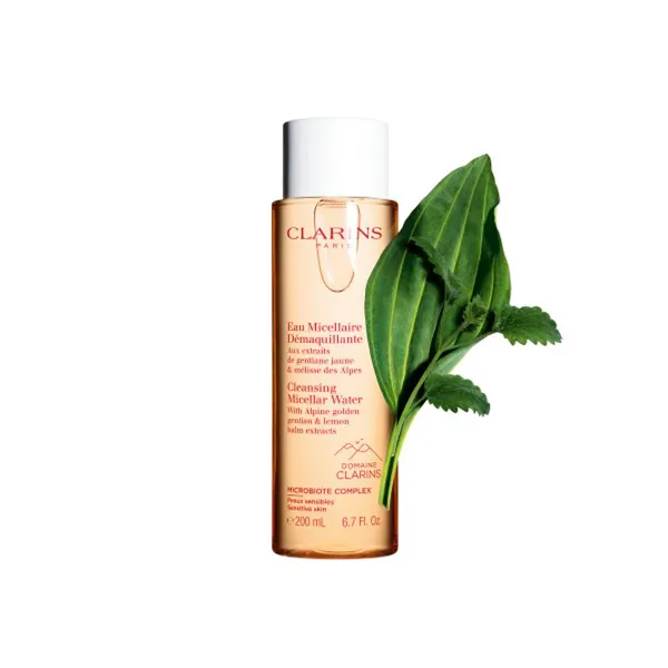 Мицеллярная вода Clarins — Для снятия макияжа для чувствительной кожи Eau Micellaire Démaquillante, 200 мл — фото 2