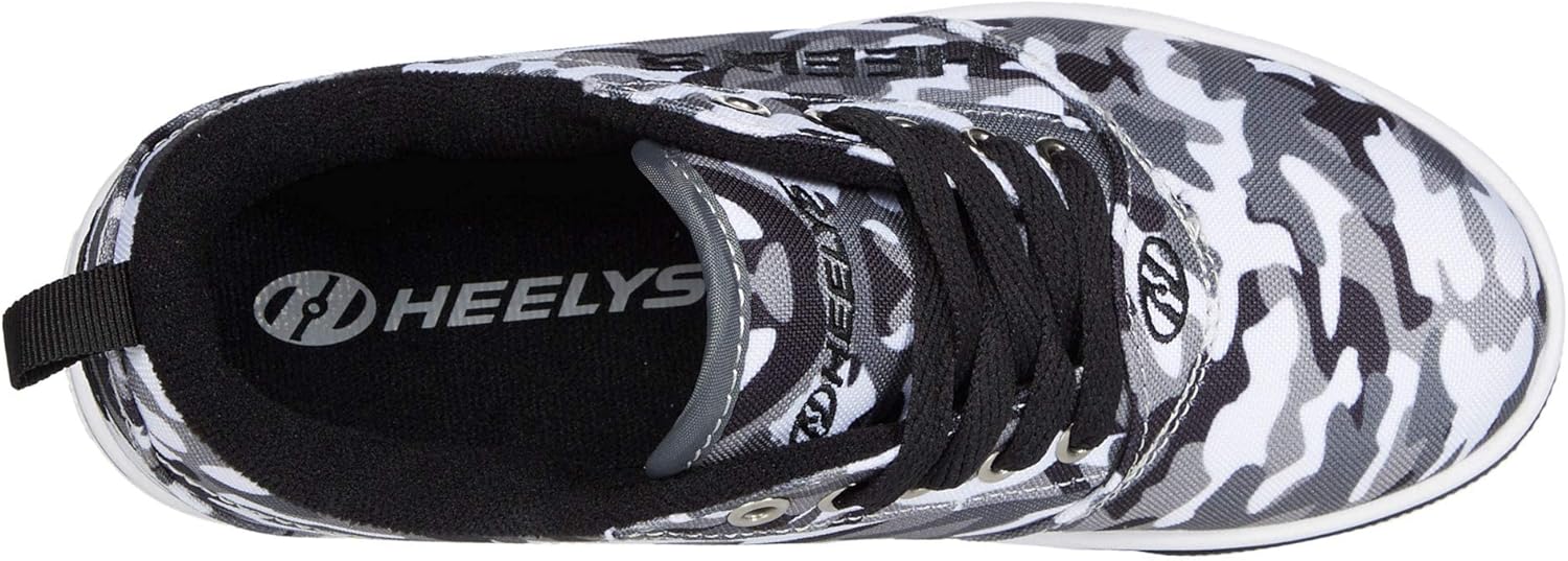 Детские роликовые кроссовки Heelys Pro 20 Prints (для малышей, детей постарше и взрослых), серый/угольный — фото 2