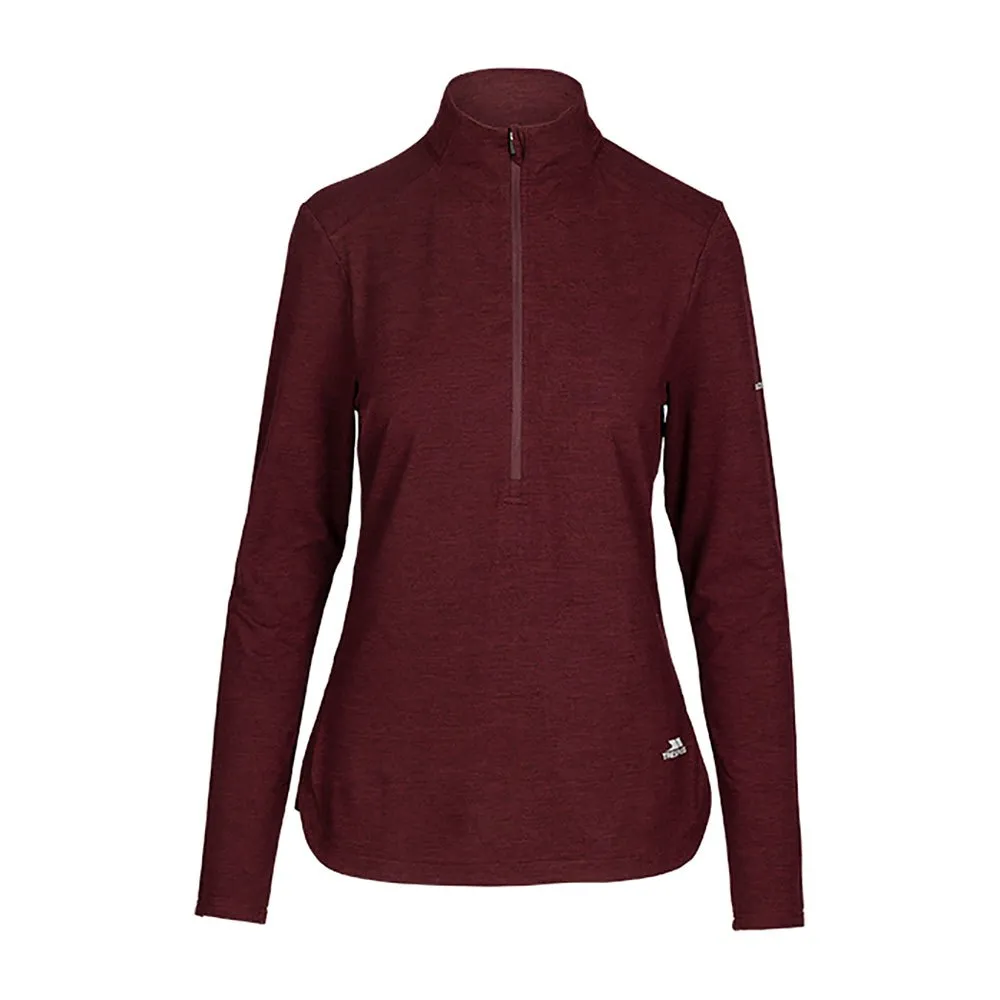 

Лонгслив Trespass Kansas half zip, фиолетовый