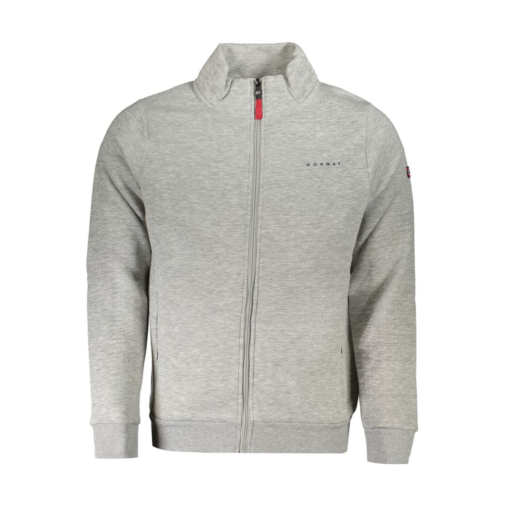 

Серый хлопковый мужской свитер Geographical Norway