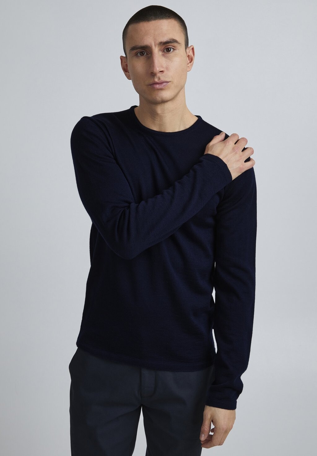

Свитер Cfkent Merino Crew Neck Knit Casual Friday, цвет navy