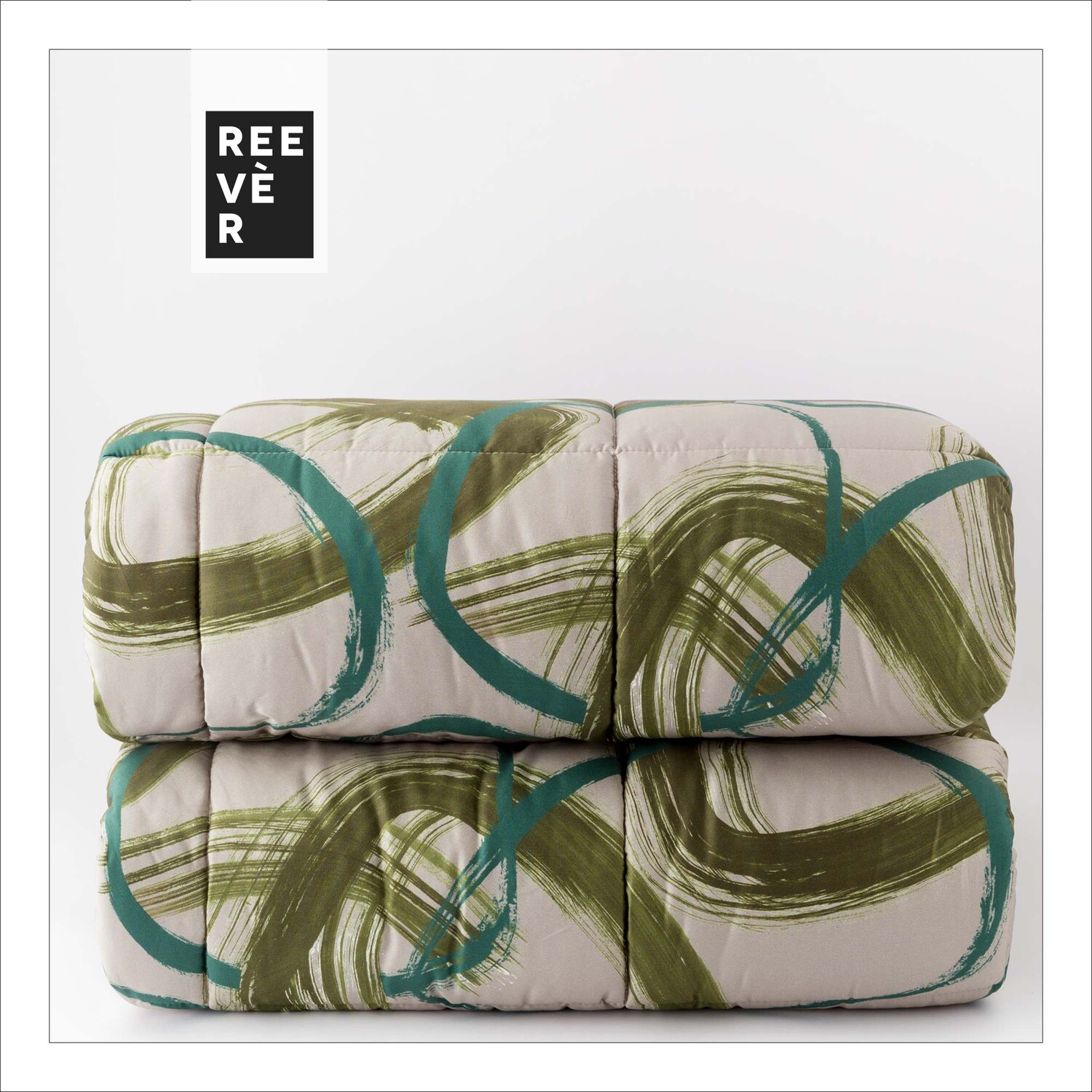 

Атласное одеяло Одиссея Reever, зеленый, размер двуспальная кровать 260 х 270 см.