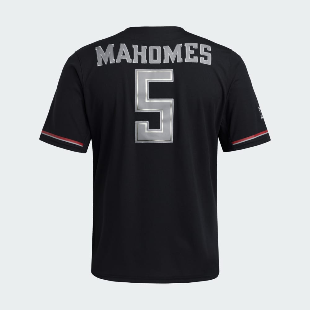 Джерси Adidas Texas Tech Strategy Full-Button Jersey, черный — фото 2