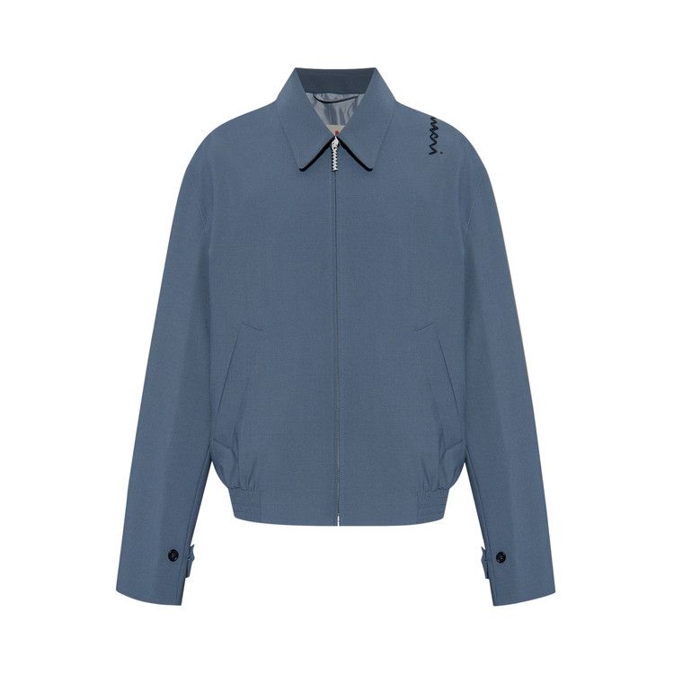 

Куртка Marni Light Wool Collar Jacket, Dark Ash