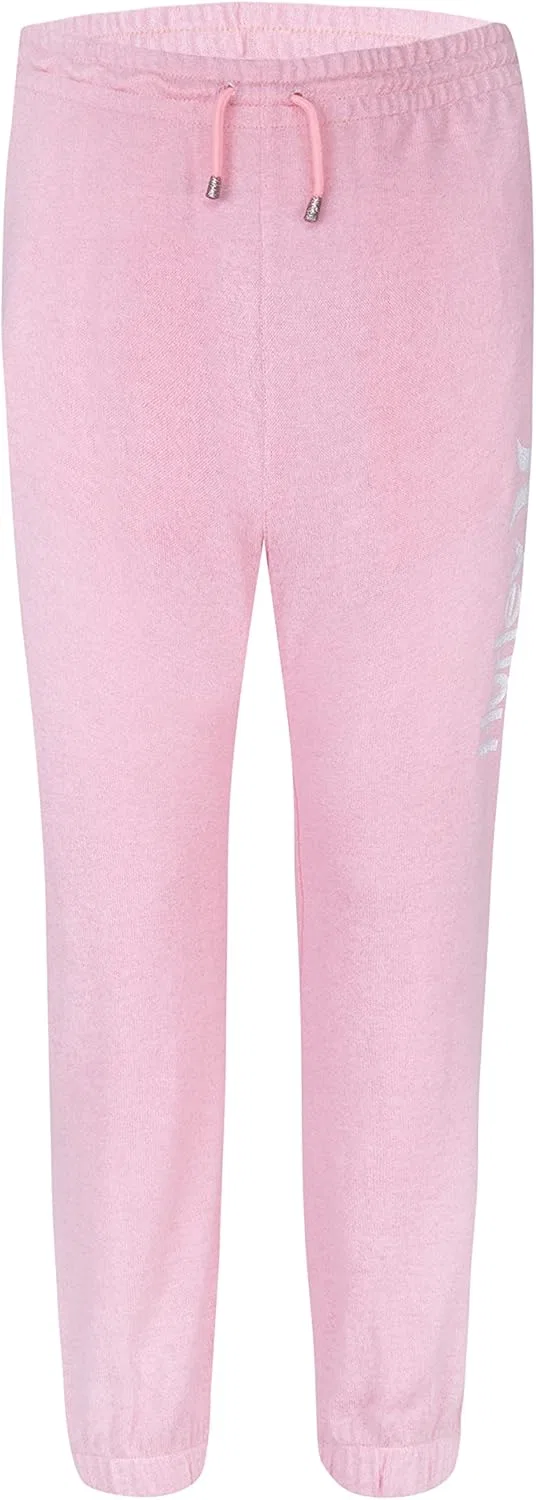 Детские спортивные брюки Hurley из мягкой вязки, Pink Flamingo