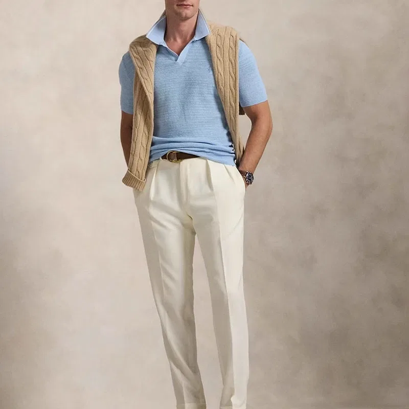 Свитер мужской Workplace Blue, SS25 Polo Ralph Lauren — фото 4