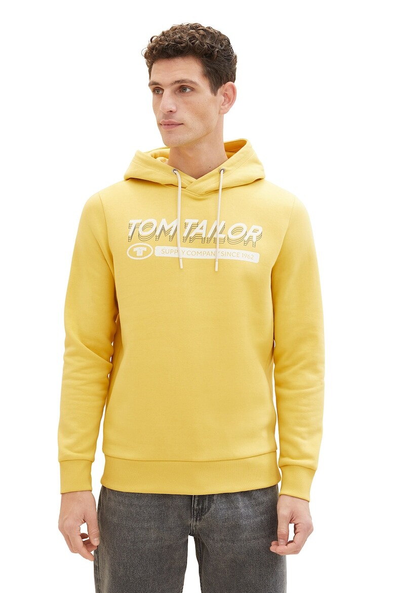 

Худи с завязками и логотипом Tom Tailor, желтый