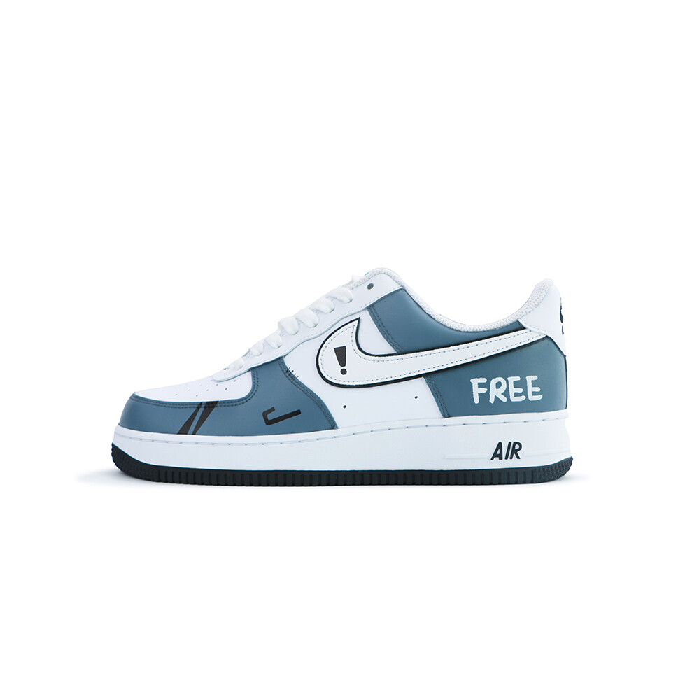 

Кроссовки Nike Air Force 1 Skateboarding Shoes Men Low-top Blue, синий/белый