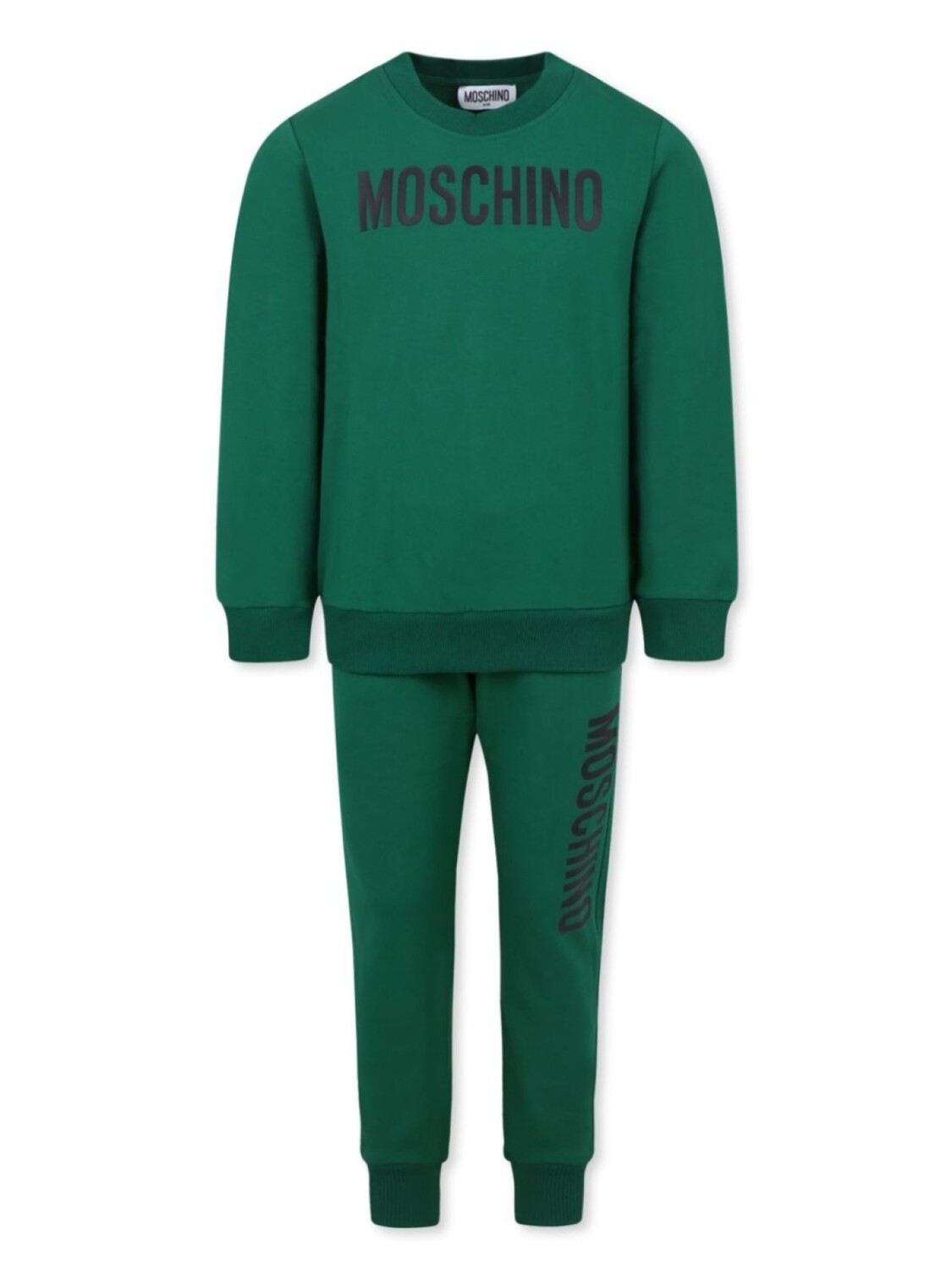 

Спортивный костюм с логотипом Moschino Kids, зеленый