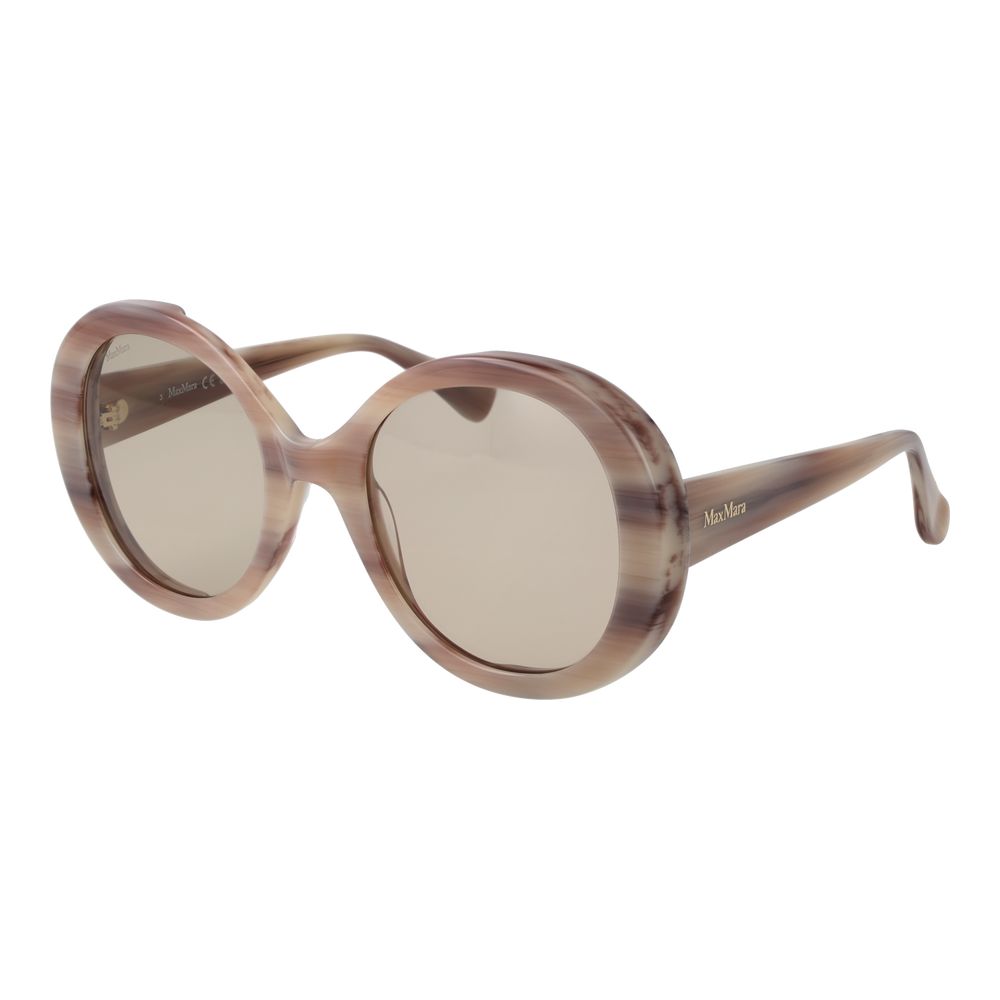 

Кремовые женские солнцезащитные очки Max Mara, Cream