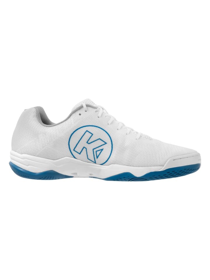 Спортивные кроссовки Kempa Hallen-Sport-Schuhe Wing 2.0, цвет weiß/deep blau — фото 4