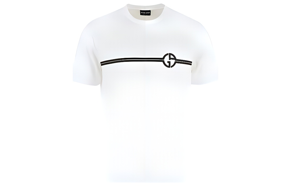 

Футболка мужская белая GIORGIO ARMANI