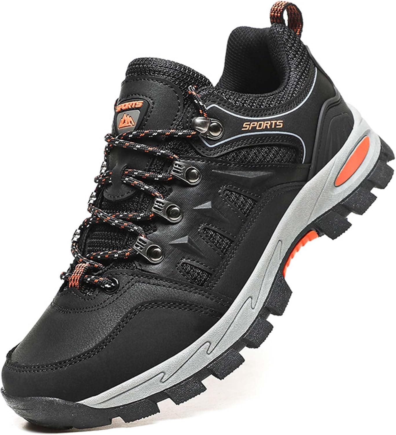 

Мужские и женские водонепроницаемые походные кроссовки, противоскользящие, дышащие, для скалолазания, для активного отдыха, удобные, легкие, для путешествий, кемпинга и прогулок Dzbajrqm, черный