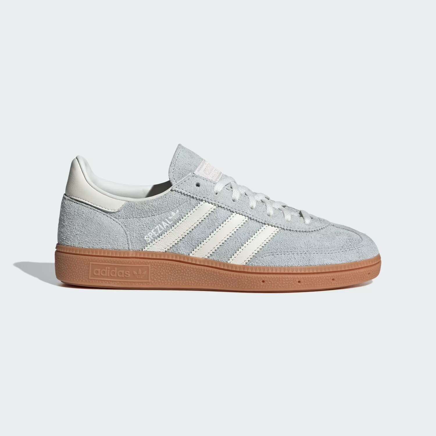 Специальные кроссовки для гандбола Adidas, цвет Wonder Silver/Off White/Gum