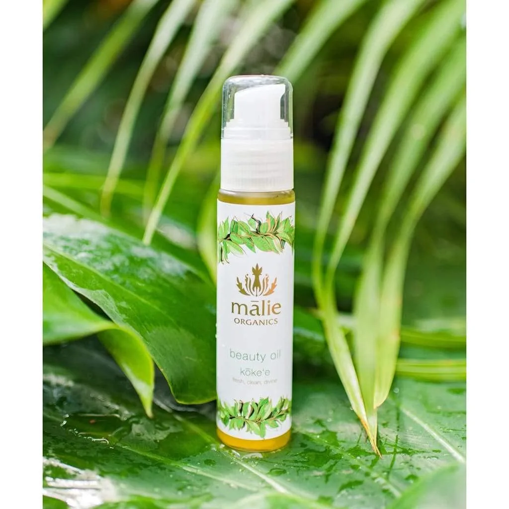 Натуральное органическое лечебное масло для лица от Malie Organics, увлажняющее и питающее для любого типа кожи. — фото 2