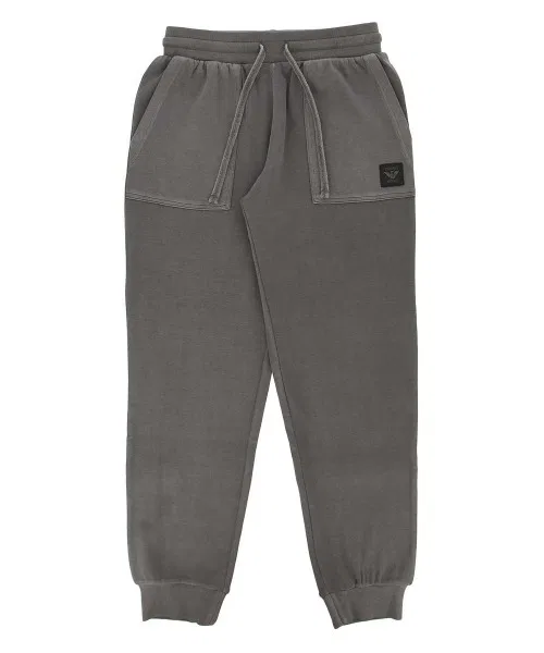 Спортивные брюки Emporio Armani с логотипом, черные