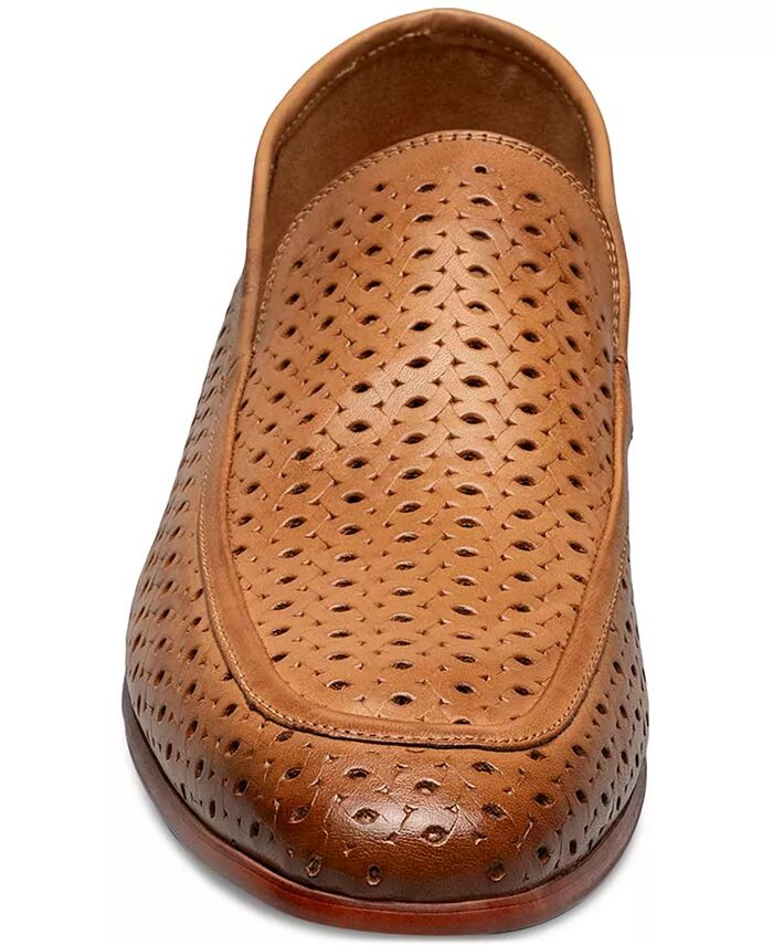 Мужские перфорированные мокасины Winden Slip-On Stacy Adams, коричневый/бежевый — фото 2