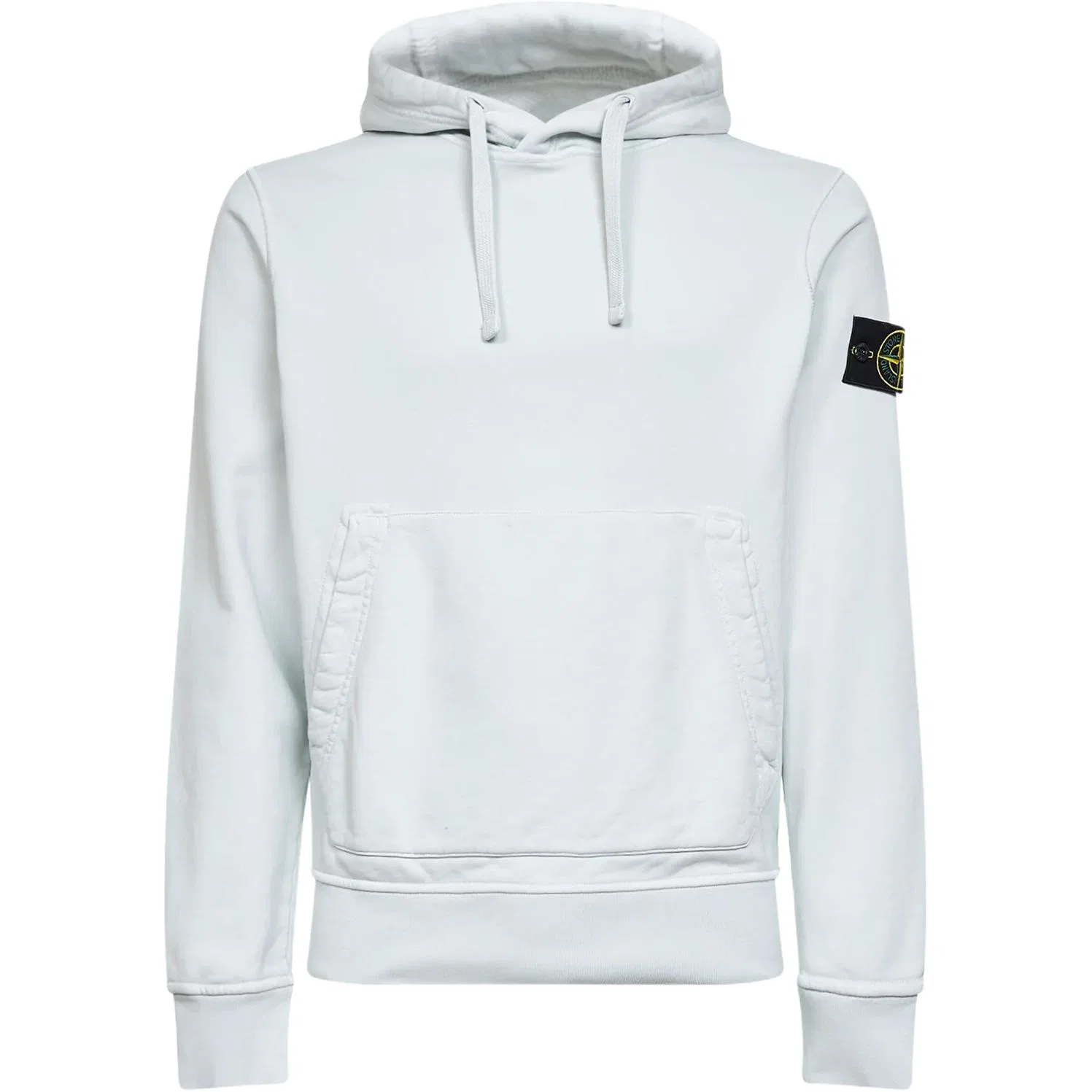Толстовка с кулиской и патчем с логотипом STONE ISLAND, Sky Blue