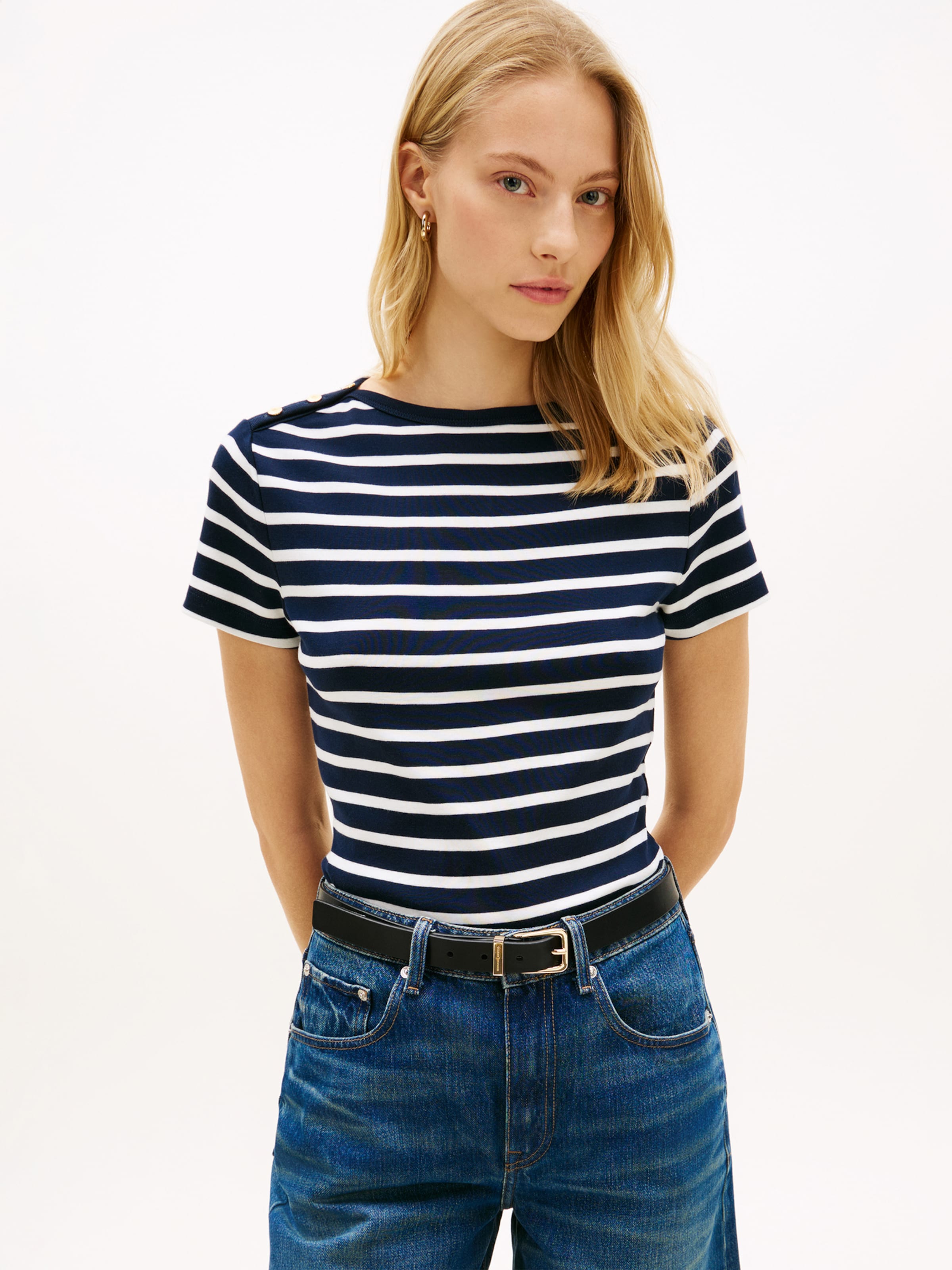 TOMMY HILFIGER Футболка в цвете Navy — фото 3