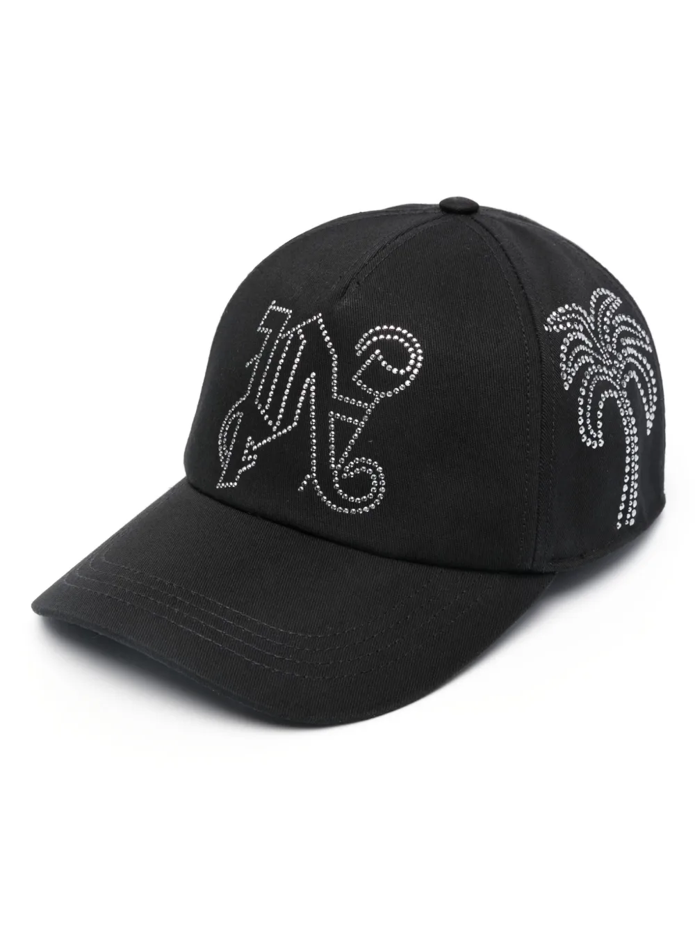 

Бейсболка Milano с заклепками PALM ANGELS, черный