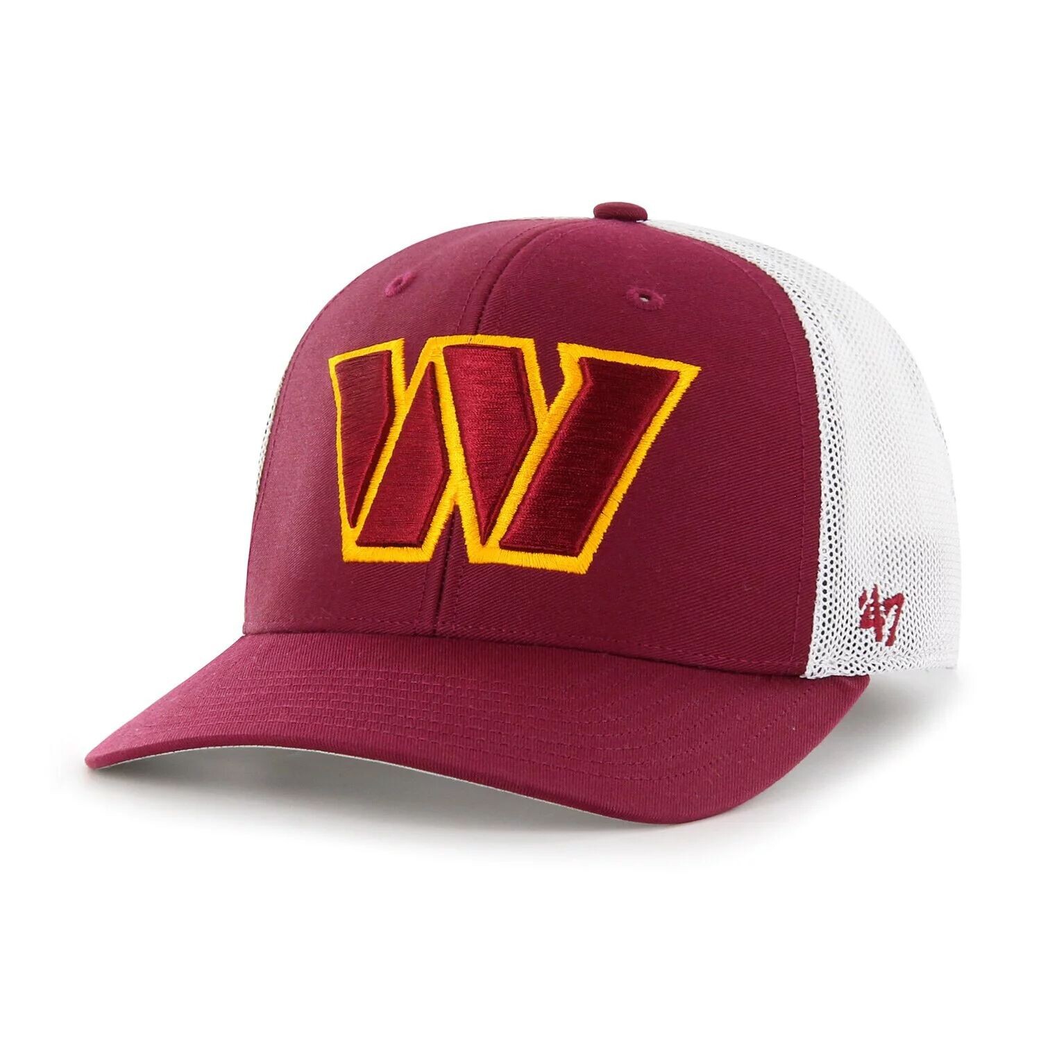 

Мужская кепка '47 бордовый/белый Washington Commanders Trophy Trucker Flex Hat