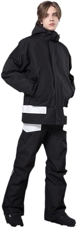 

Зимний горнолыжный костюм - ветрозащитный и водонепроницаемый комплект для сноубординга и утепления CJQJPNZ, Black - Men, Розовый, Зимний горнолыжный костюм - ветрозащитный и водонепроницаемый комплект для сноубординга и утепления CJQJPNZ, Black - Men