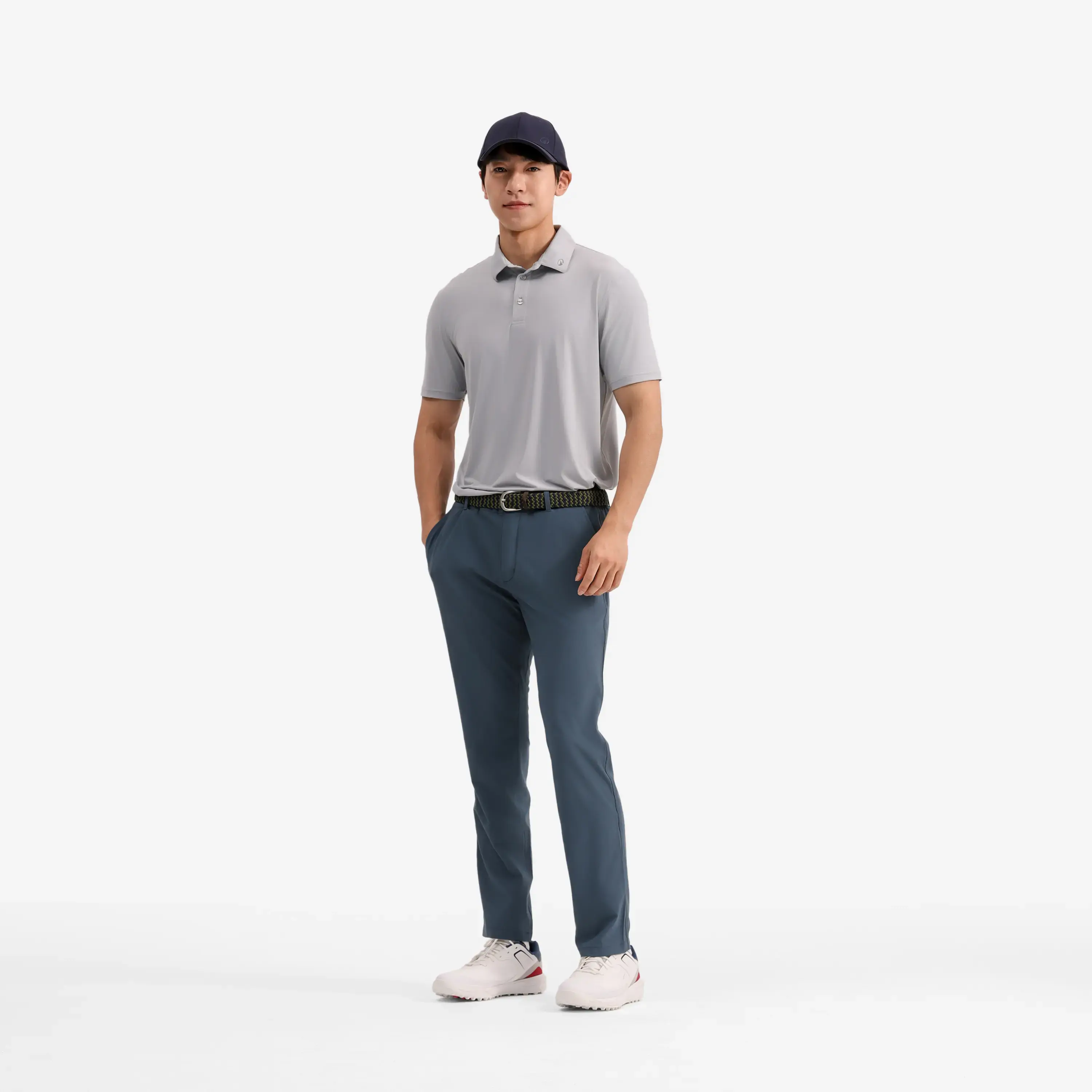 

Мужские лёгкие эластичные брюки для гольфа Inesis WW500 ураганный синий