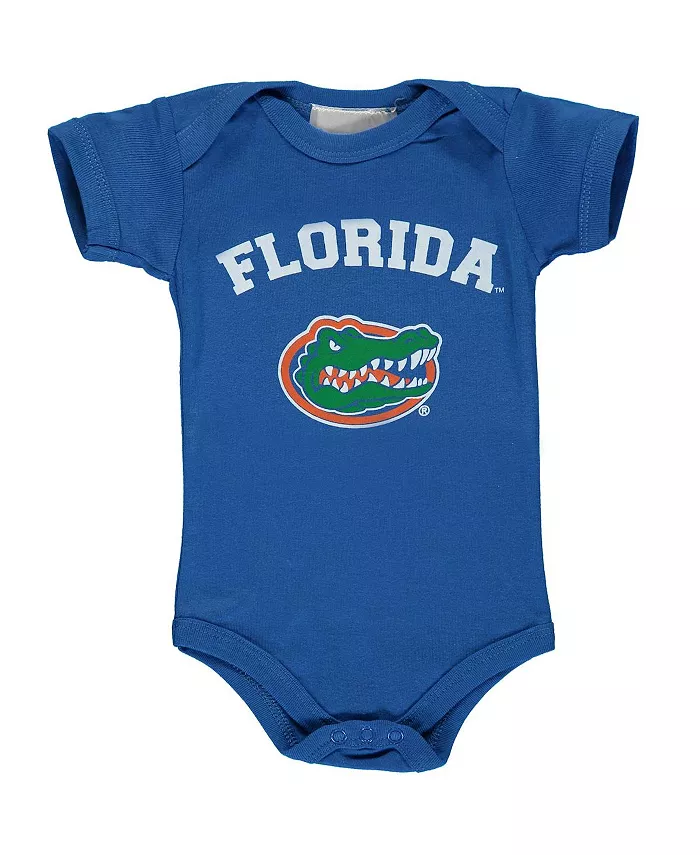 

Унисекс боди для младенцев Royal Florida Gators с арочным логотипом Two Feet Ahead