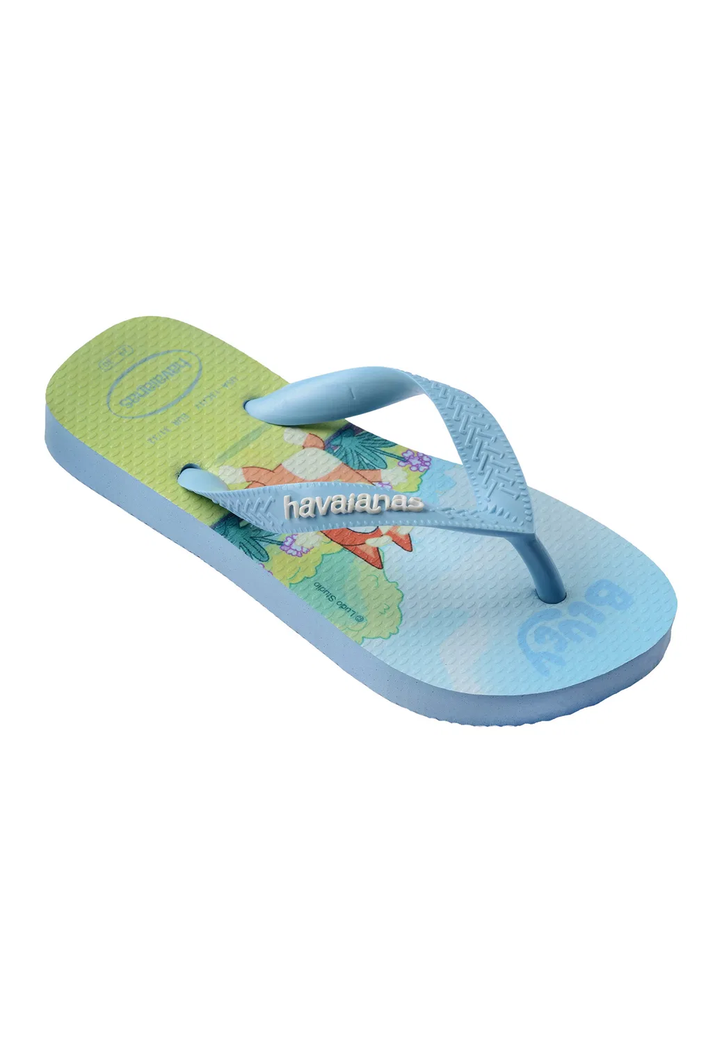 Сандалии Havaianas Bluey светло-голубого цвета — фото 3
