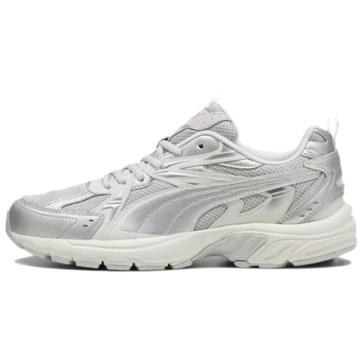 

Кроссовки Milenio унисекс с низким верхом серебристо-белые Puma