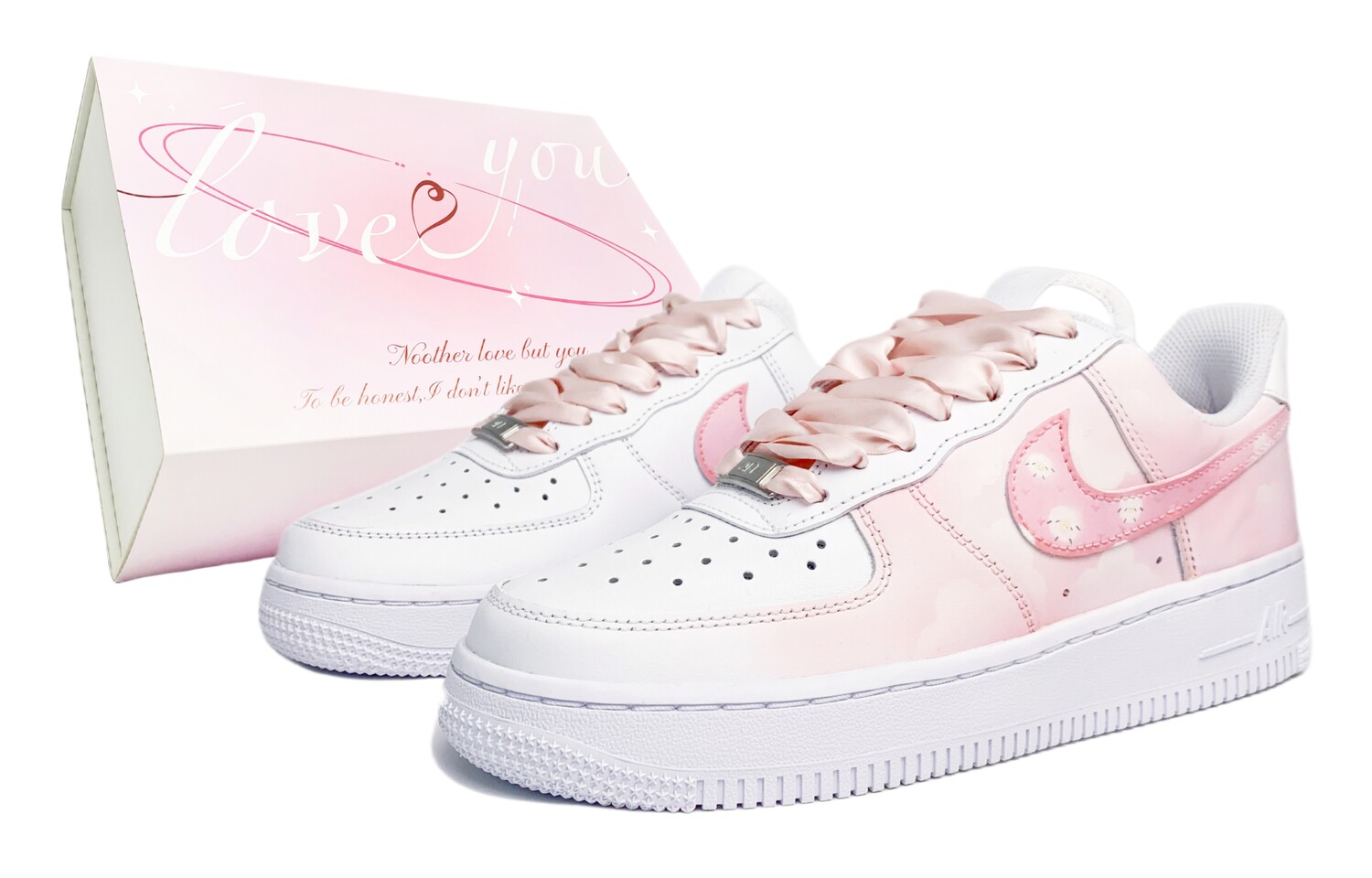 

Кроссовки Nike Air Force 1 Skateboard Shoes Women's Low-Top Pink/White, Розовый, Кроссовки Nike Air Force 1 Skateboard Shoes Women's Low-Top Pink/White
