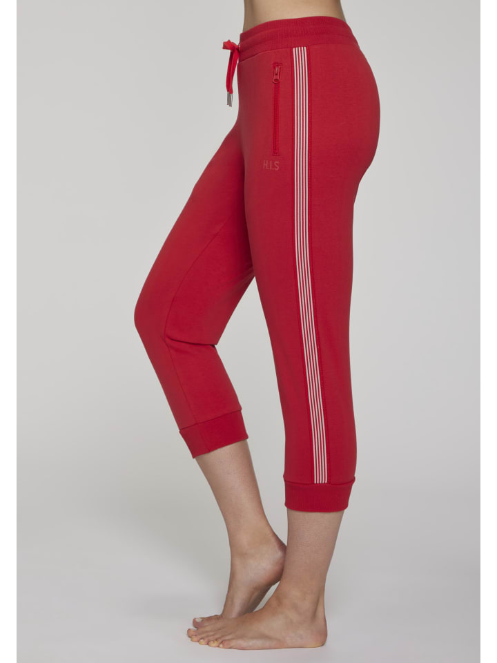 

H.I.S Расслабьтесь, брюки-капри красного цвета