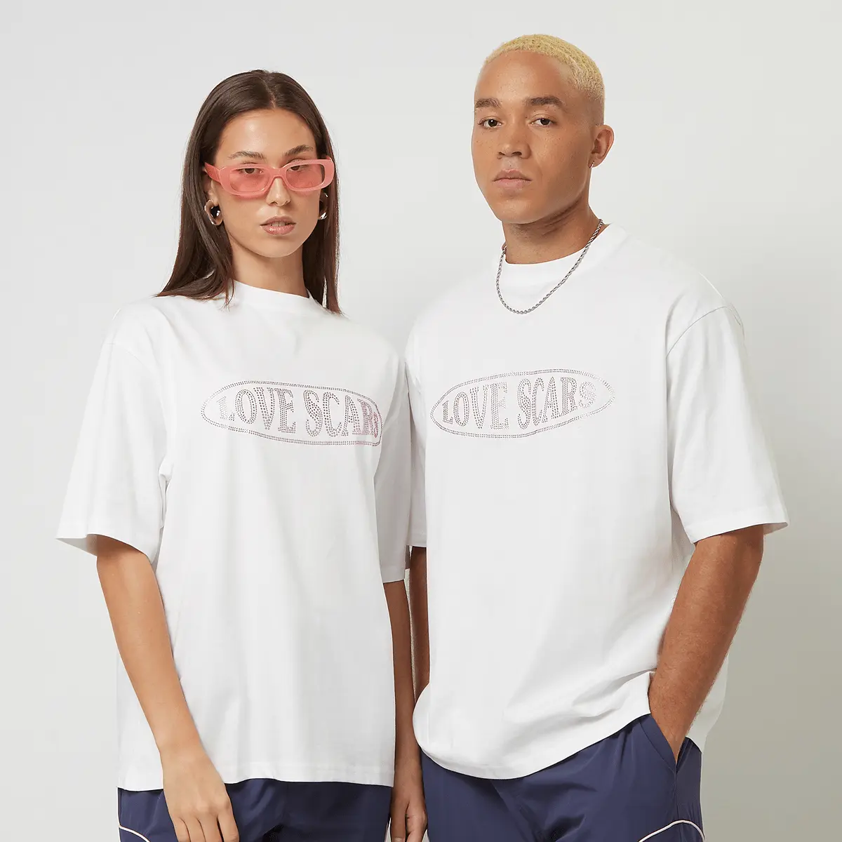 

Футболка Love Scars Glitter Logo Tee, белый