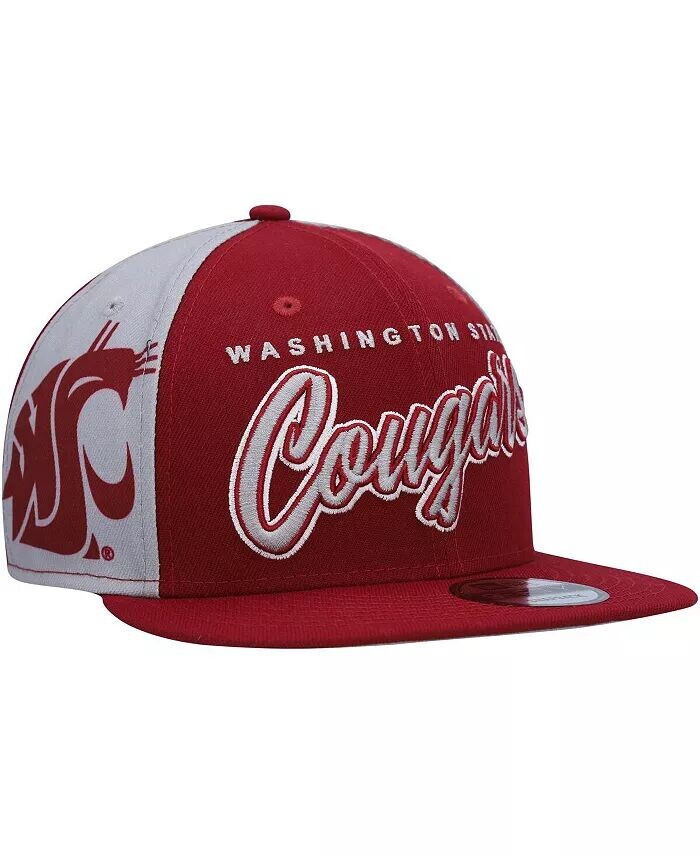 

Мужская малиновая бейсболка Washington State Cougars Outright 9FIFTY Snapback New Era, красный