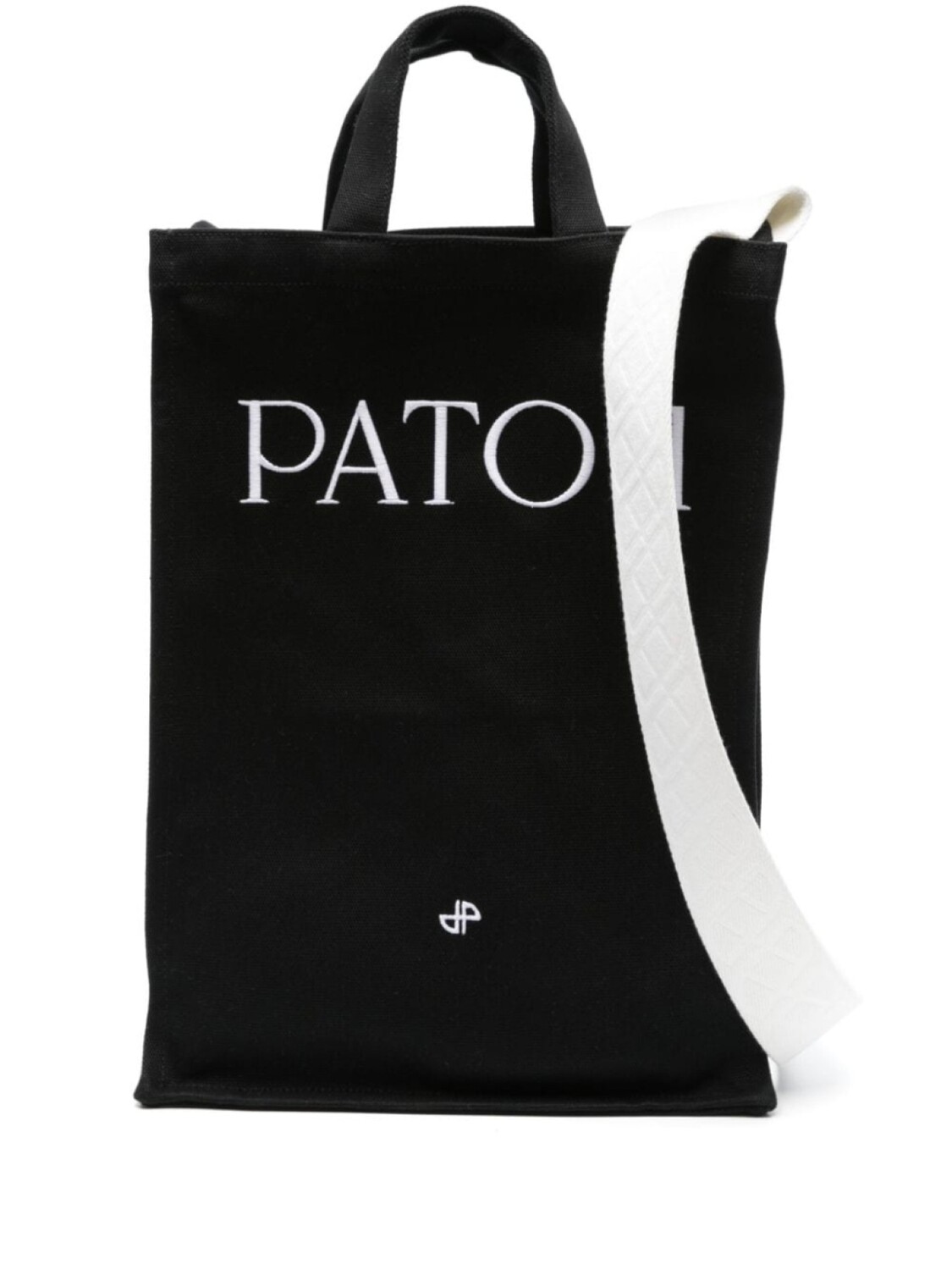 

Patou сумка-тоут с вышитым логотипом, черный
