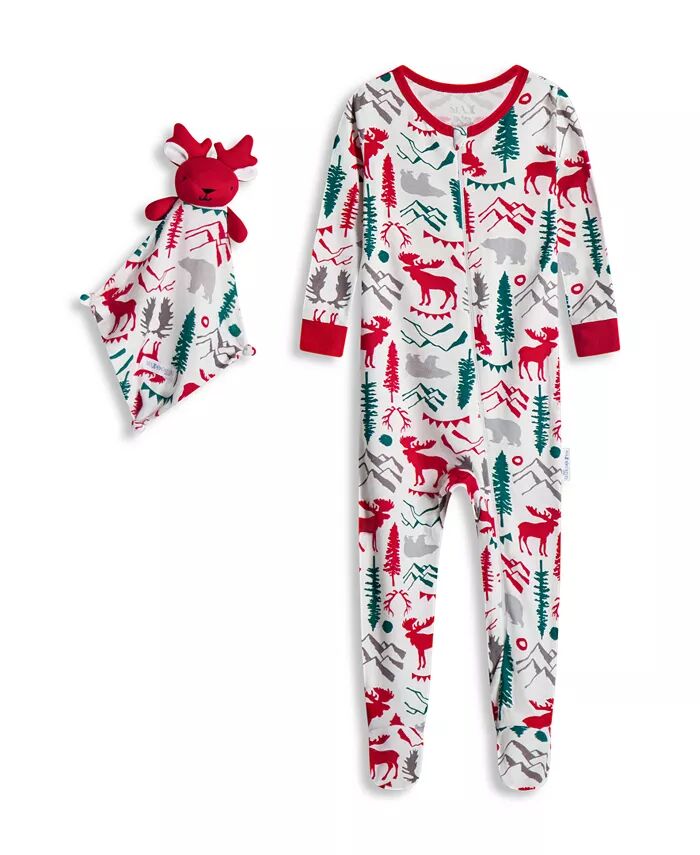 

Пижамный комплект из 2 предметов Snug Fit для мальчиков Max & Olivia, белый