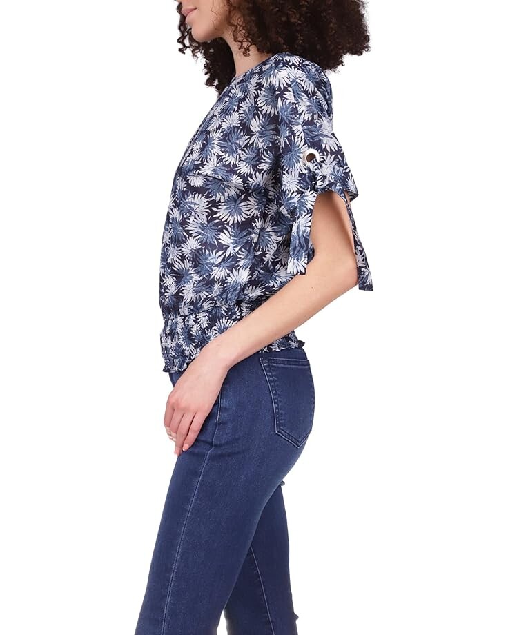 

Топ Michael Kors Palm Kimono Top, цвет Chambray