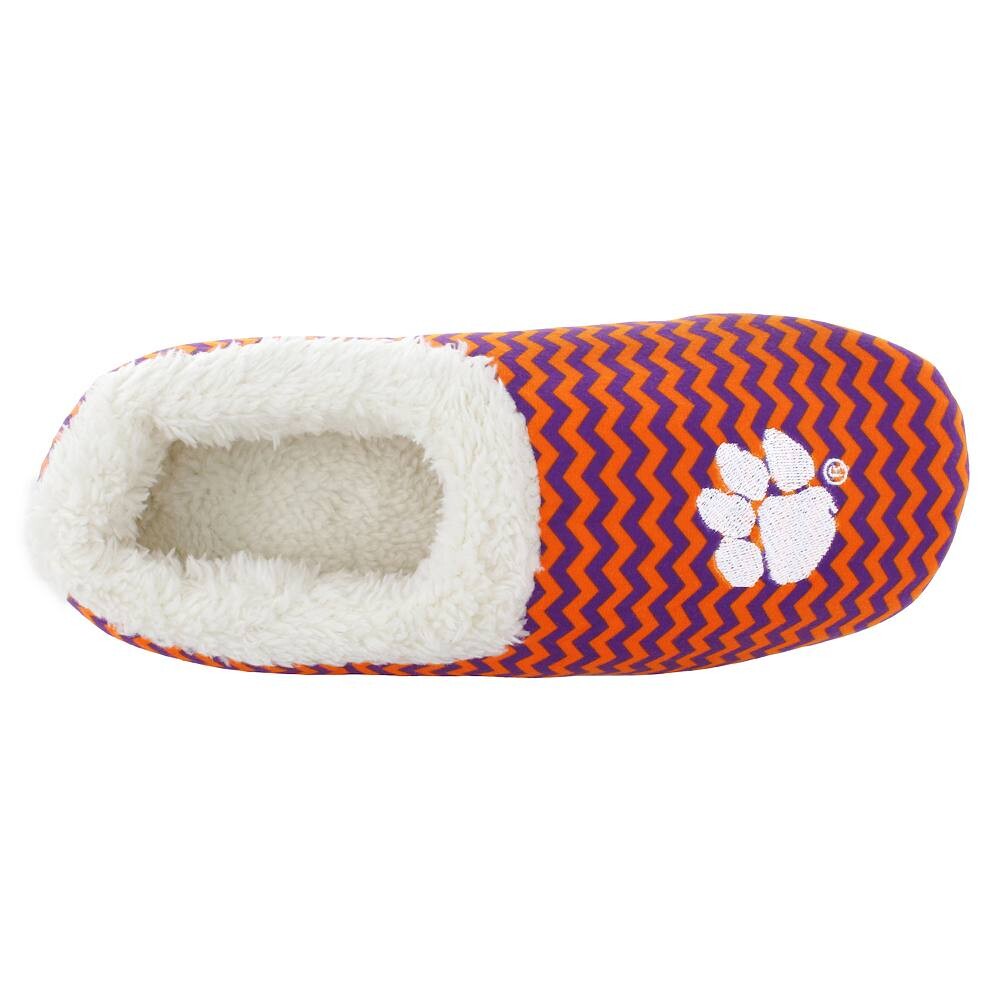 Женские тапочки Clemson Tigers с шевроном NCAA, цвет Clm Multi — фото 4