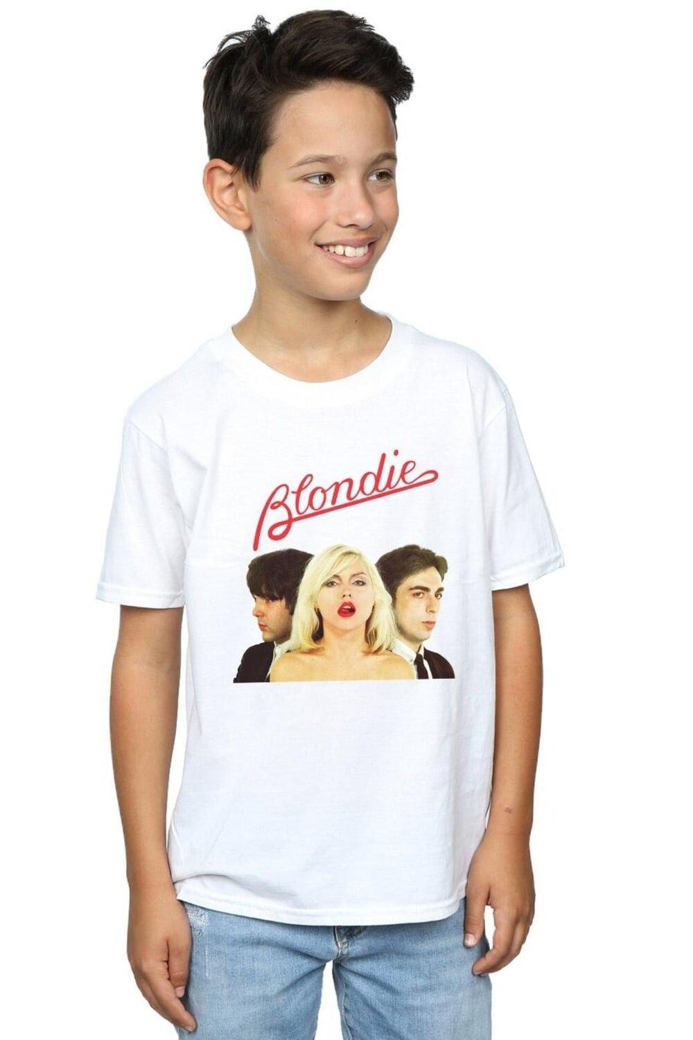 

Футболка Band Trio Blondie, белый, Коричневый, Футболка Band Trio Blondie, белый