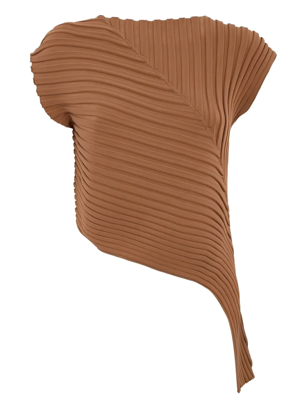 

Плиссированная футболка Liviana Conti, коричневый