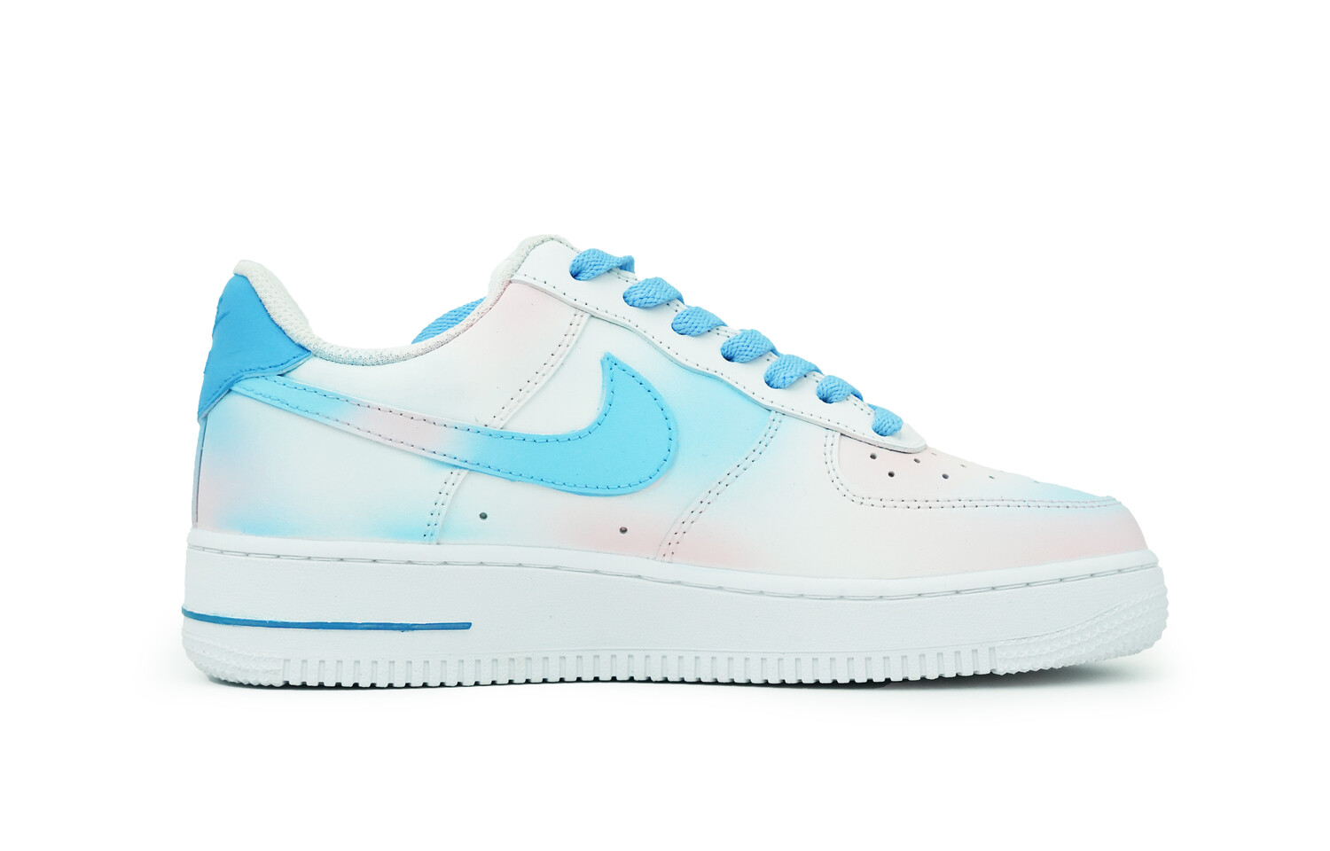 

Кроссовки Nike Air Force 1 Skateboarding Shoes Men Low-top Pink/blue/white, цвет Whale Dream Fireworks
