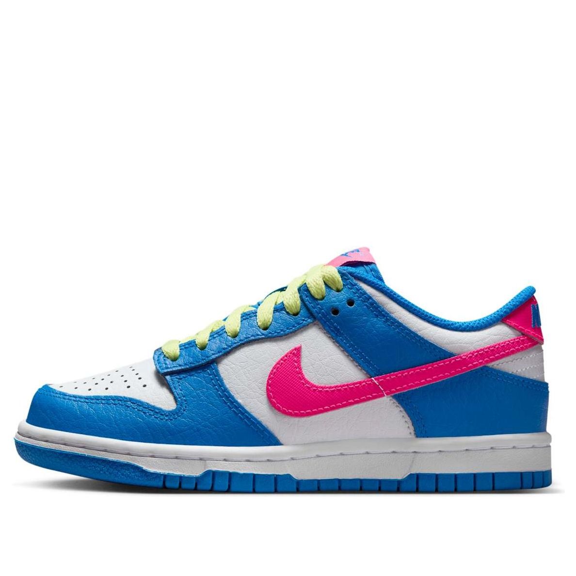 

Кроссовки (GS) Nike Dunk Low 'Photo Blue White Light Lemon Twist Hyper Pink'